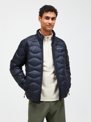 Black Men Peak Performance Helium Down Jacket | US-CTFRZ5276