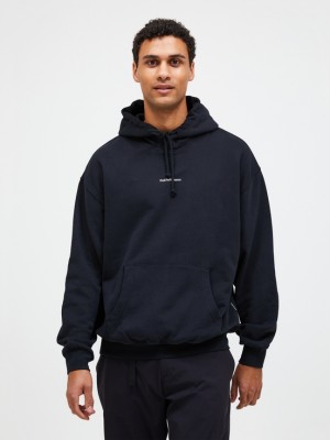 Black Men Peak Performance Original Terry Hoodie | US-FWKUJ1402