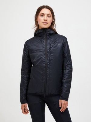 Black Women Peak Performance Radiance Hood Winter Jacket | US-VQLBG4173