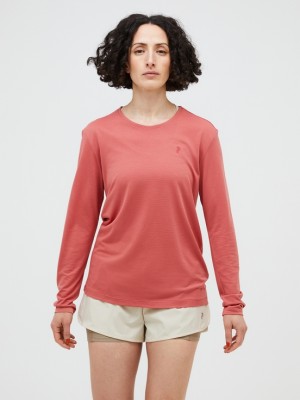 Coral Women Peak Performance Polartec® Delta™ Longsleeve T-shirt | US-QRWJD9042