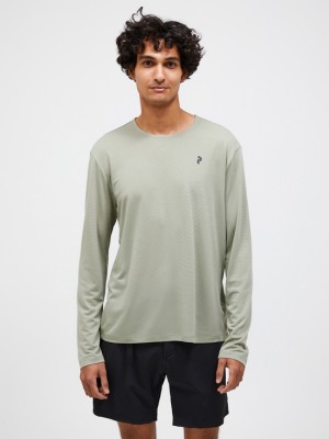 Light Green Men Peak Performance Polartec® Delta™ Longsleeve T-shirt | US-VISAC7259