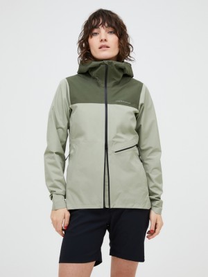 Light Green Women Peak Performance Commuter Gore-tex 2.5l Paclite Shell Jacket | US-VTDCQ0271