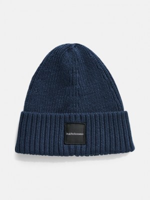 Navy Men Peak Performance Cornice Hat | US-KRVHF0136