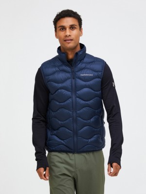 Navy Men Peak Performance Helium Down Vest | US-LCOKB0217