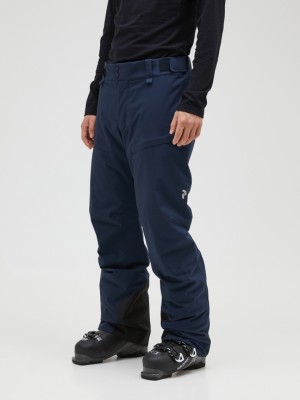 Navy Men Peak Performance Maroon 2l Insulated Ski Pants | US-KCDOQ4708