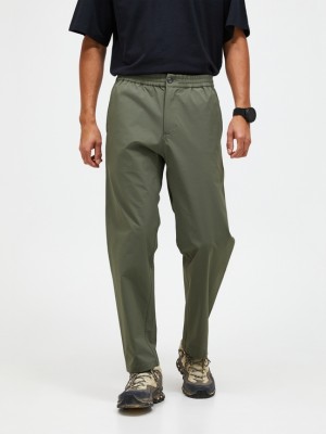 Olive Men Peak Performance Stretch Drawstring Pants | US-LBOIS4106