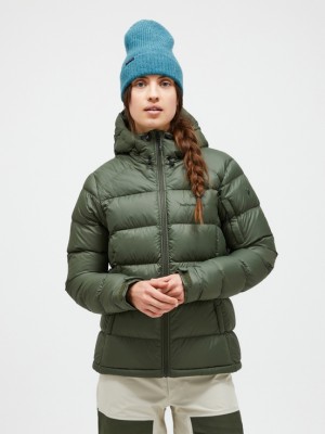 Olive Women Peak Performance Frost Down Jacket | US-CFXRW1957