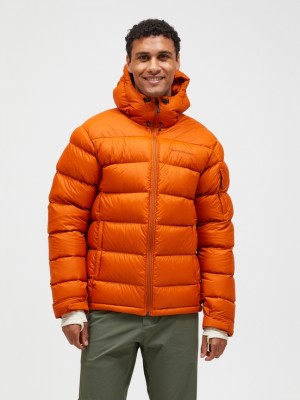 Orange Men Peak Performance Frost Down Jacket | US-SVMQU2059