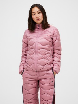 Pink Women Peak Performance Helium Down Jacket | US-UGNWQ2371