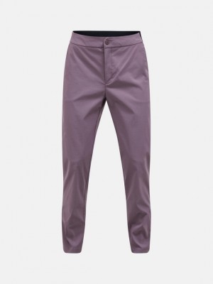 Purple Women Peak Performance Player Pants | US-CRNUT4206