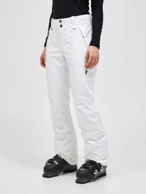 White Women Peak Performance Anima 2l Insulated Shell Ski Pants | US-ZDTVI8352