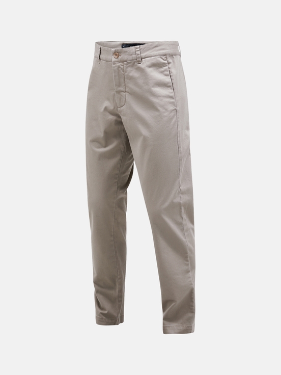 Beige Men Peak Performance Moment Narrow Pants | US-BOSUE6142