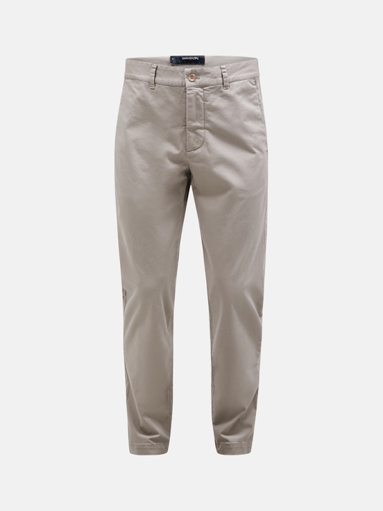 Beige Men Peak Performance Moment Narrow Pants | US-BOSUE6142