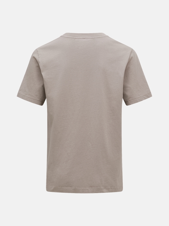 Beige Men Peak Performance Original Small Logo T-shirt | US-CNQXP8759