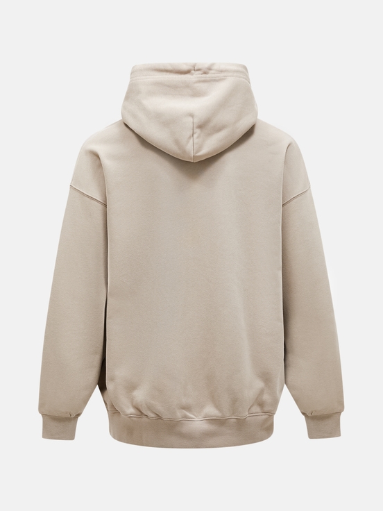 Beige Men Peak Performance Original Terry Hoodie | US-RQGBW4197