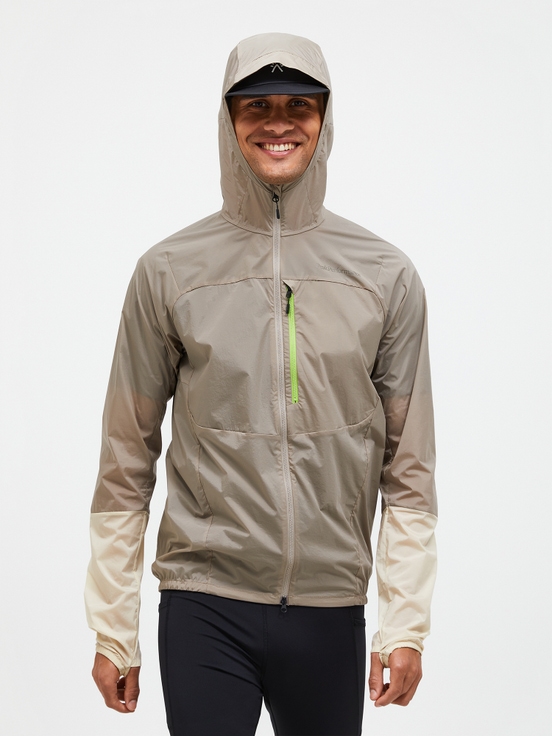 Beige Men Peak Performance Vislight Wind Jacket | US-JMGNI6073