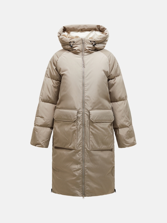 Beige Women Peak Performance Bluebird Down Coat | US-FYLRM2451