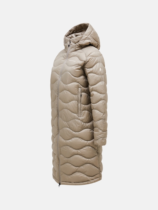 Beige Women Peak Performance Helium Down Coat | US-BZWGD4326