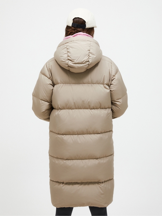 Beige Women Peak Performance Quiver Down Parka | US-LZCFK3804