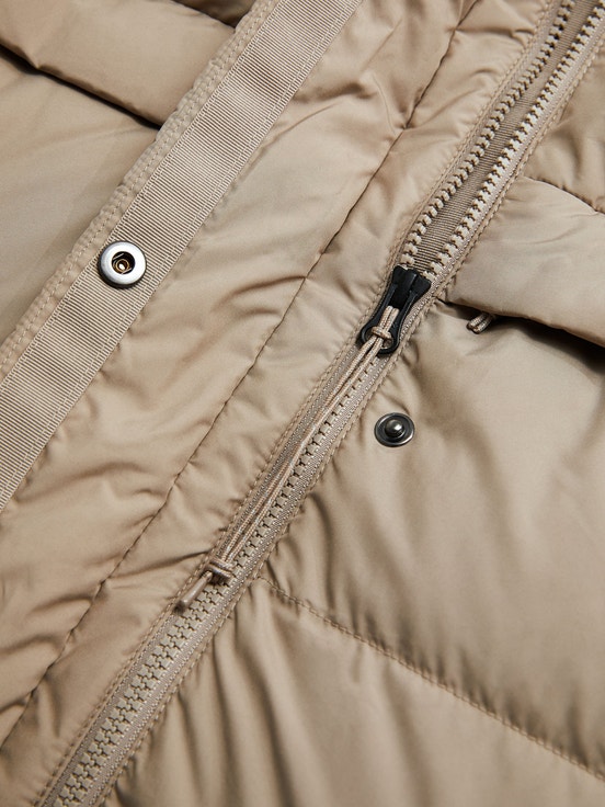 Beige Women Peak Performance Quiver Down Parka | US-LZCFK3804