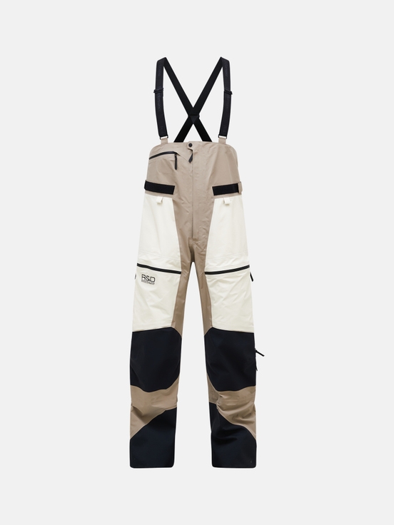 Beige / Cream Men Peak Performance Vertical Gore-tex Pro 3l Shell Bib Pants | US-HXRCM2480