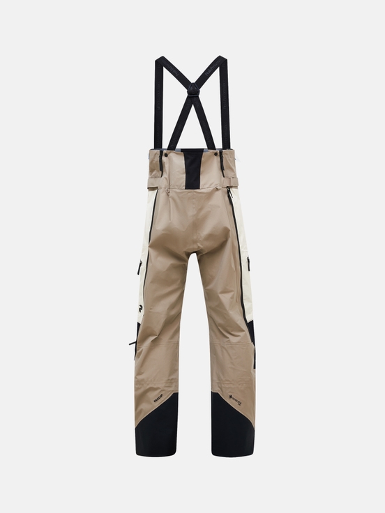 Beige / Cream Men Peak Performance Vertical Gore-tex Pro 3l Shell Bib Pants | US-HXRCM2480