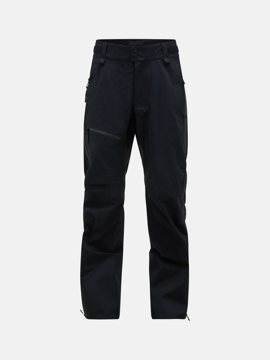 Black Men Peak Performance Alpine Gore-tex 3l Shell Pants | US-XMPFB4386