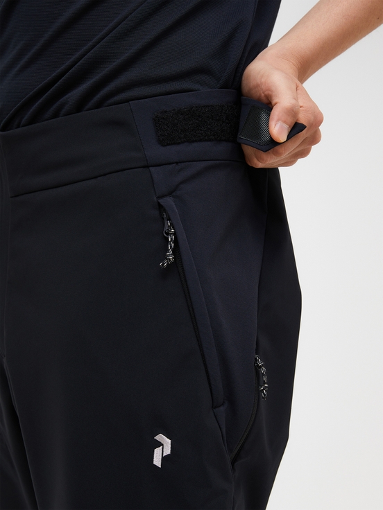 Black Men Peak Performance Ascent Softshell Ski Pants | US-XICST3094