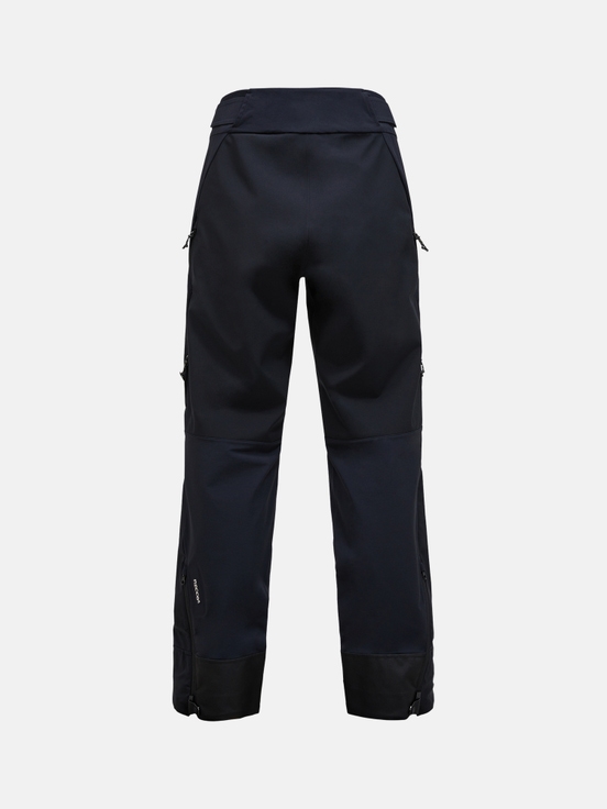 Black Men Peak Performance Ascent Softshell Ski Pants | US-XICST3094