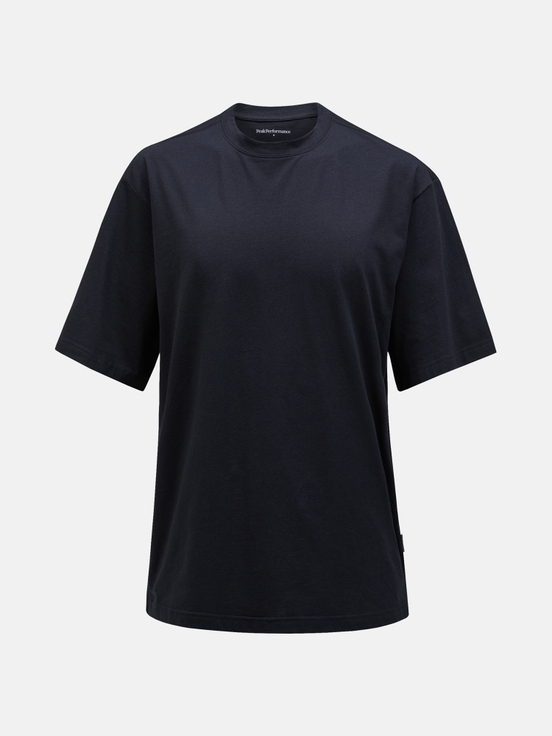 Black Men Peak Performance Coolmax Cotton T-shirt | US-WZDVL3416