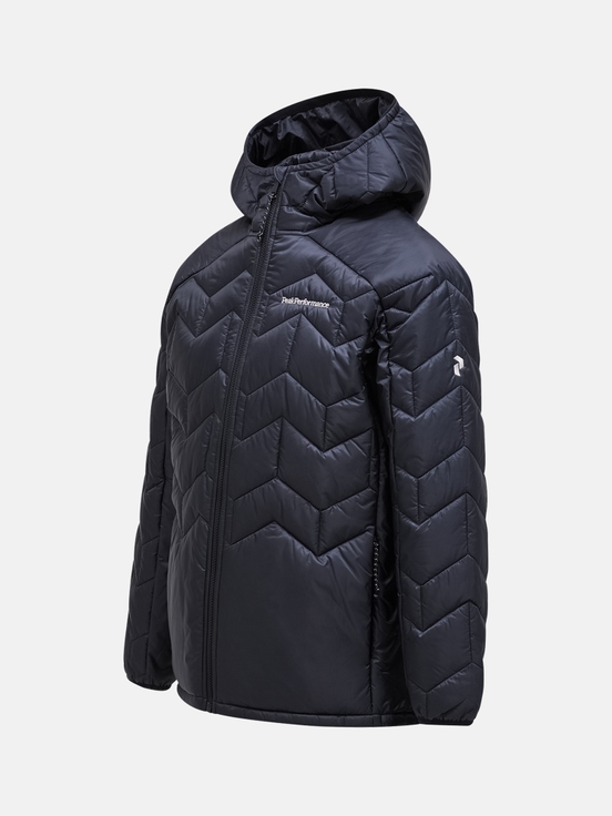 Black Men Peak Performance Elevate Hood Down Jacket | US-QWSVH2158