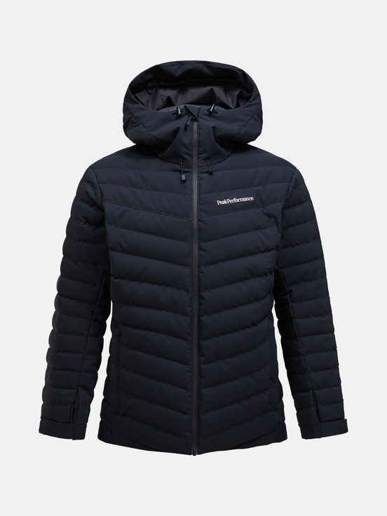 Black Men Peak Performance Frost Down Ski Jacket | US-CAUIK9512