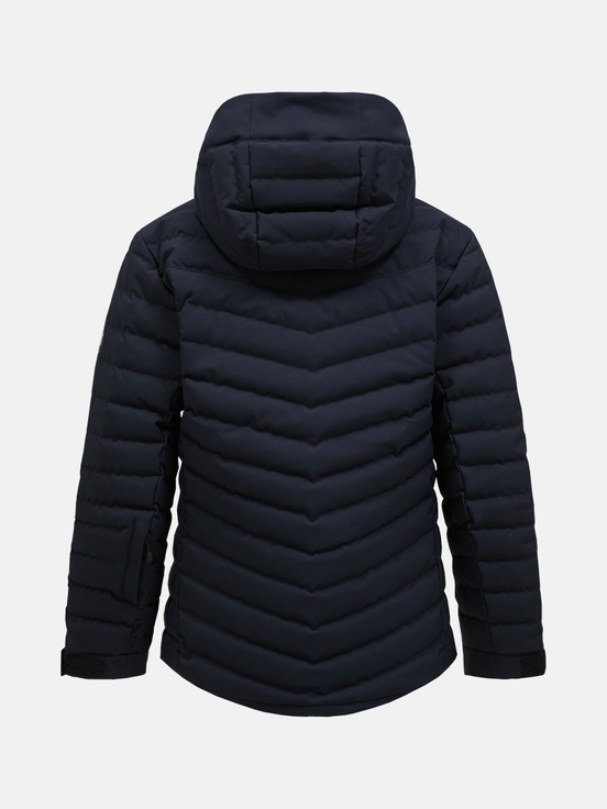 Black Men Peak Performance Frost Down Ski Jacket | US-CAUIK9512