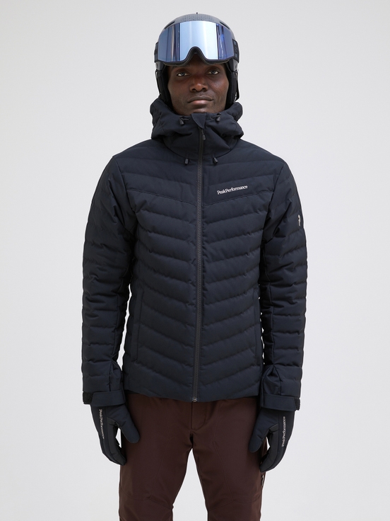 Black Men Peak Performance Frost Down Ski Jacket | US-CAUIK9512