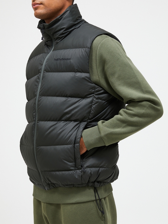 Black Men Peak Performance Frost Explorer Vest | US-IVNSQ3786