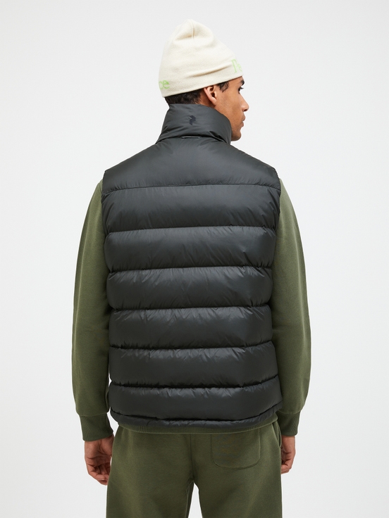 Black Men Peak Performance Frost Explorer Vest | US-IVNSQ3786