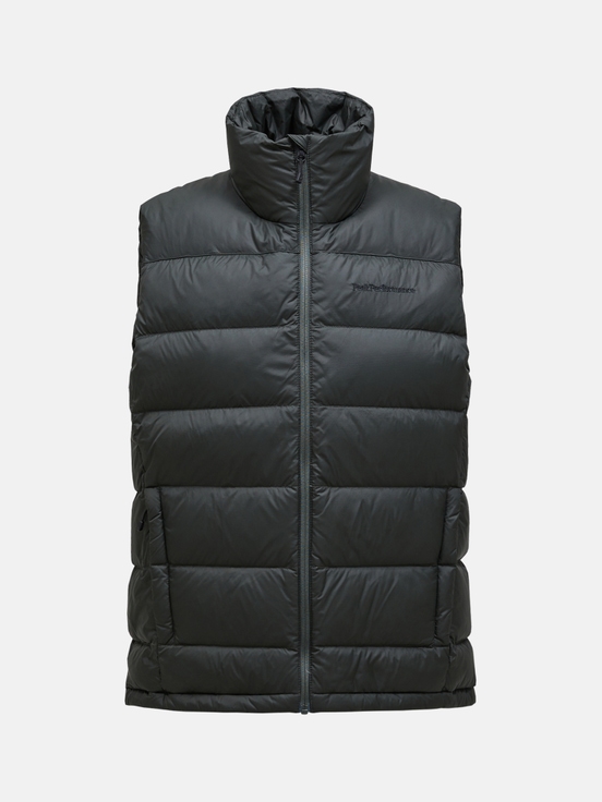 Black Men Peak Performance Frost Explorer Vest | US-IVNSQ3786