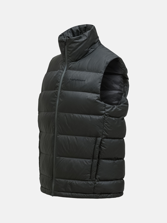 Black Men Peak Performance Frost Explorer Vest | US-IVNSQ3786