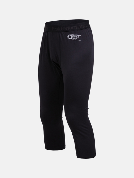 Black Men Peak Performance Fwt Spirit 3/4 Short John Synthetic Base Layer Pants | US-WSUZE3541