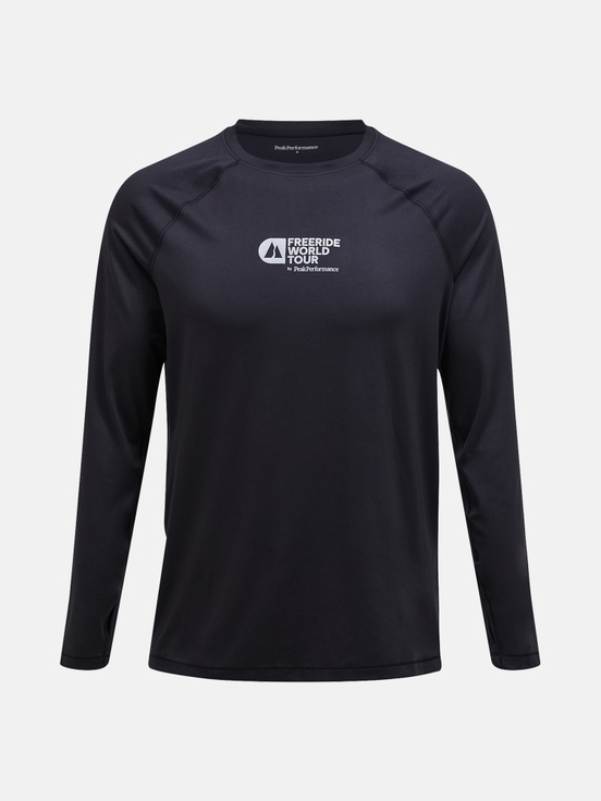 Black Men Peak Performance Fwt Spirit Crew Synthetic Base Layer | US-GLOQA8420