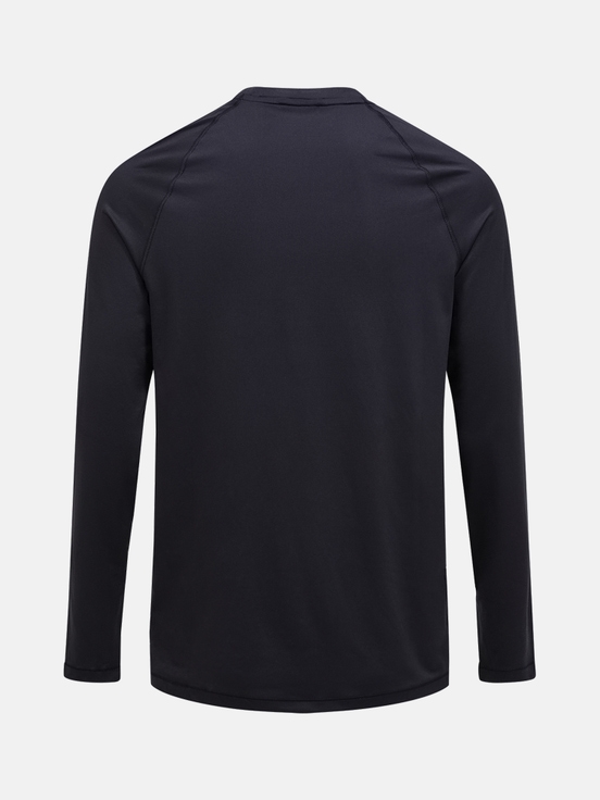 Black Men Peak Performance Fwt Spirit Crew Synthetic Base Layer | US-GLOQA8420