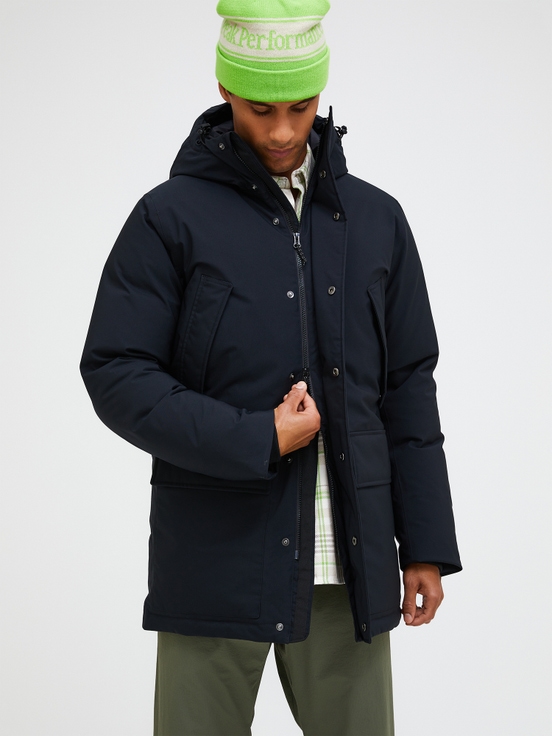 Black Men Peak Performance Ground 2l Down Shell Parka | US-FHBGU5687