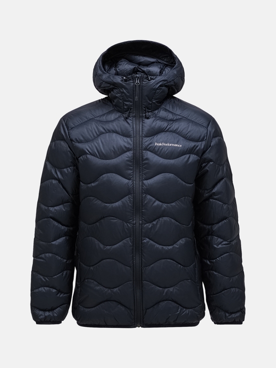 Black Men Peak Performance Helium Hood Down Jacket | US-QFSBV5624