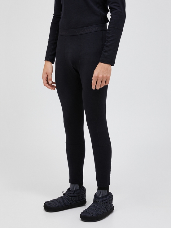 Black Men Peak Performance Magic 7/8 Long Johns Base Layer Pants | US-SJIZX0635