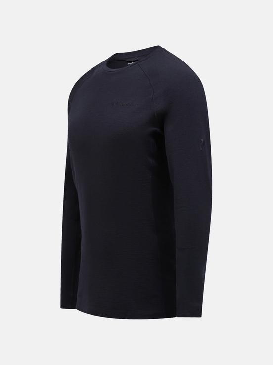 Black Men Peak Performance Magic Crew Base Layer | US-YUTPC8139