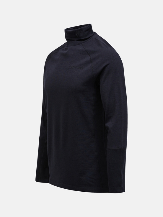 Black Men Peak Performance Magic Rollneck Base Layer | US-FQLMB6725