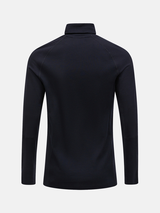 Black Men Peak Performance Magic Rollneck Base Layer | US-FQLMB6725