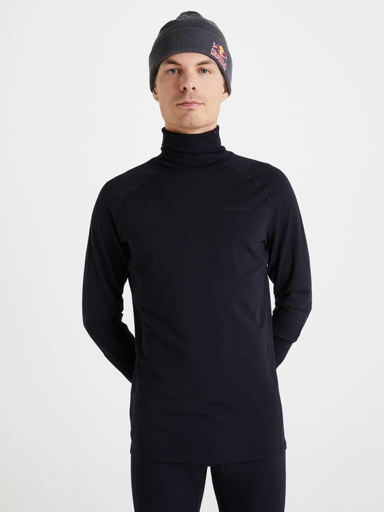 Black Men Peak Performance Magic Rollneck Base Layer | US-FQLMB6725