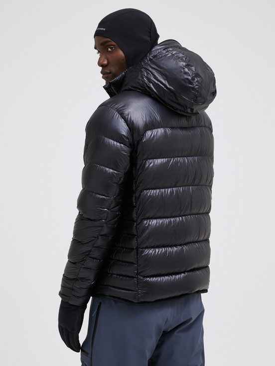 Black Men Peak Performance Minus Degree Puffer Down Jacket | US-WFHKD2438