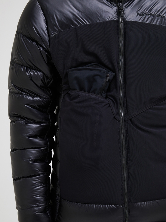 Black Men Peak Performance Minus Degree Puffer Down Jacket | US-WFHKD2438